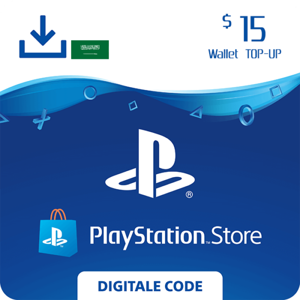 Buy PlayStation Store 15 Code KSA IaM A Live Store Now