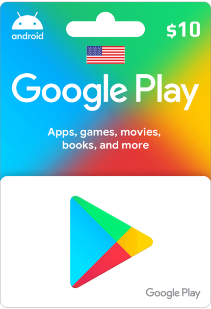 Google Play Gift Card $10 US