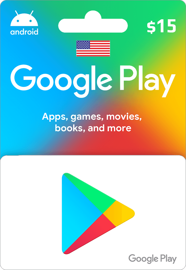 Google Play Gift Card $15 US
