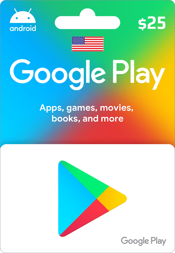 Google Play Gift Card $25 US Google Play Gift Card $25 US