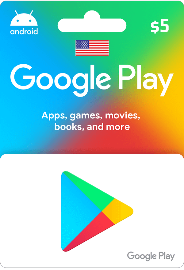 Google Play Gift Card $5 US Google Play Gift Card $5 US