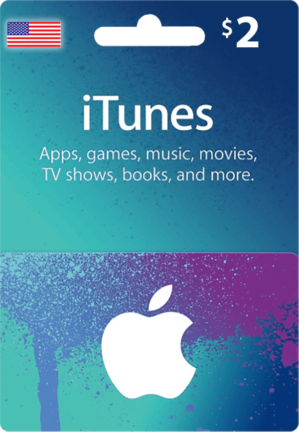 Itunes Gift Cards US $2 iTunes Gift Card