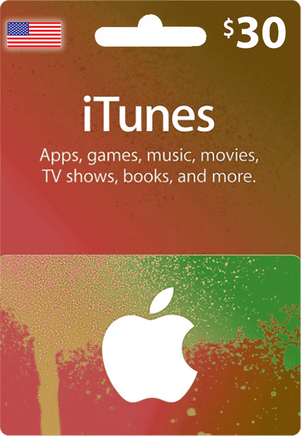 Itunes Gift Cards US $30 iTunes Gift Card $30 (US) - Image 1