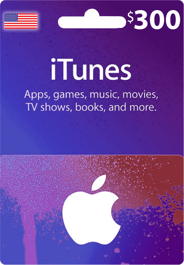 Itunes Gift Cards US $300 iTunes Gift Card $300 (US) - Image 1