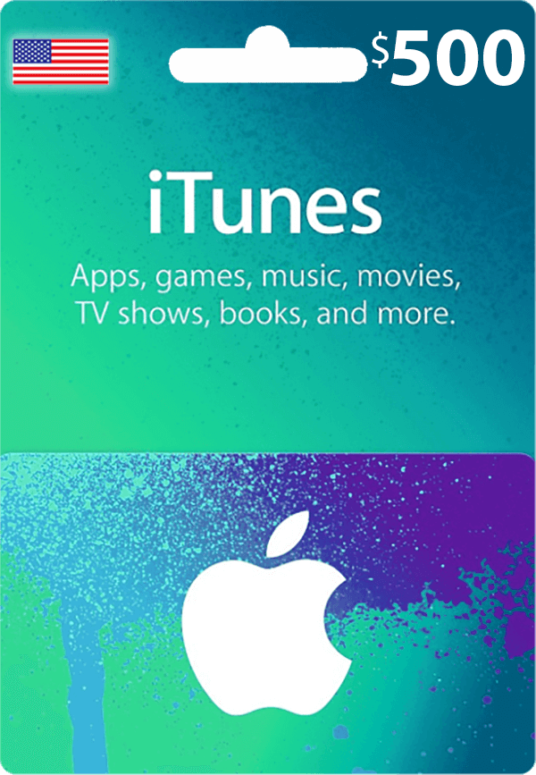 Itunes Gift Cards US $500 iTunes Gift Card