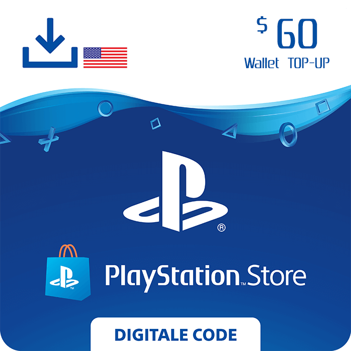 PlayStation Store $60 Code (USA) - Image 1