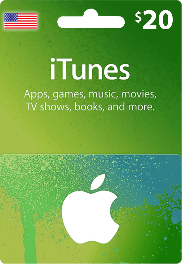 iTunes Gift Card $20 (US) - Image 1