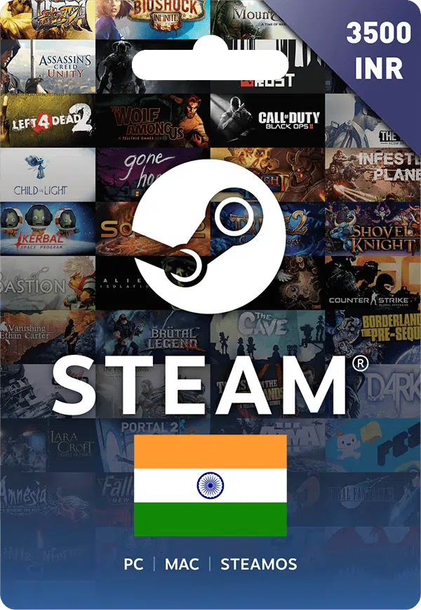 Steam Wallet Codes 3500 INR