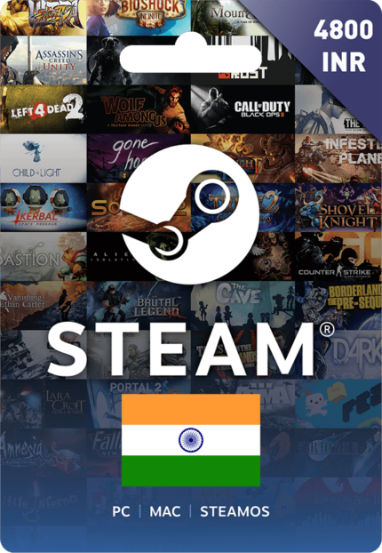 Steam Wallet Codes 4800 INR